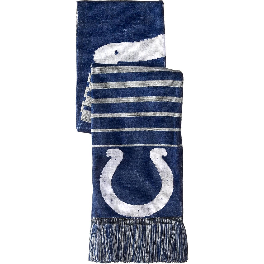 Indianapolis Colts NFL Team Forever Collectibles Big Logo Knit Scarf MM2 - Picture 3 of 4